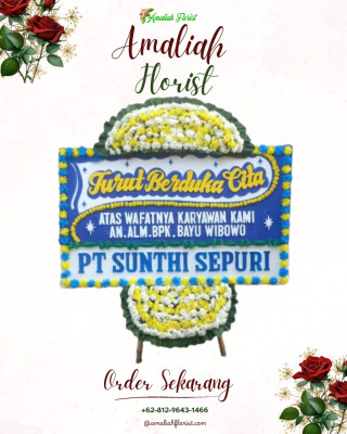 Papan Bunga Duka di Gaung Baru