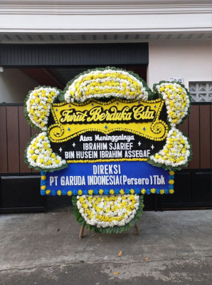 Papan Bunga Duka di Gaung Baru